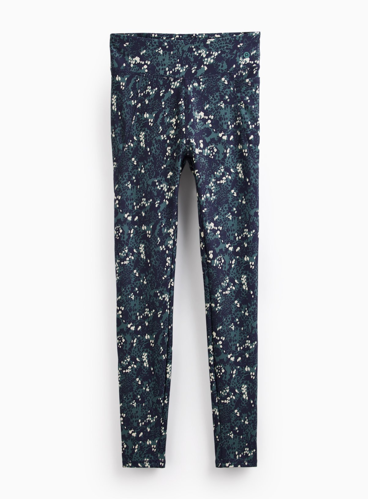 REAKTIV Micro Floral High Waisted Everyday Full Length Legging M - Image 3 thumbnail
